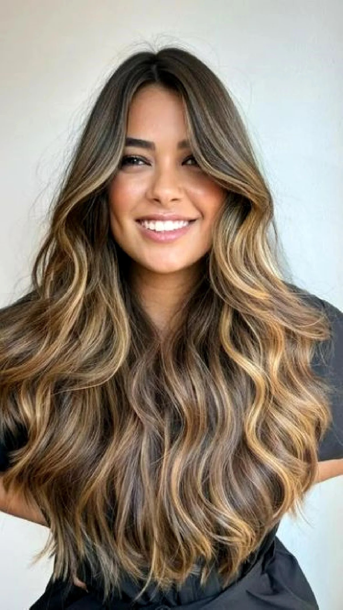 inspiração cabelo morena iluminada comprido