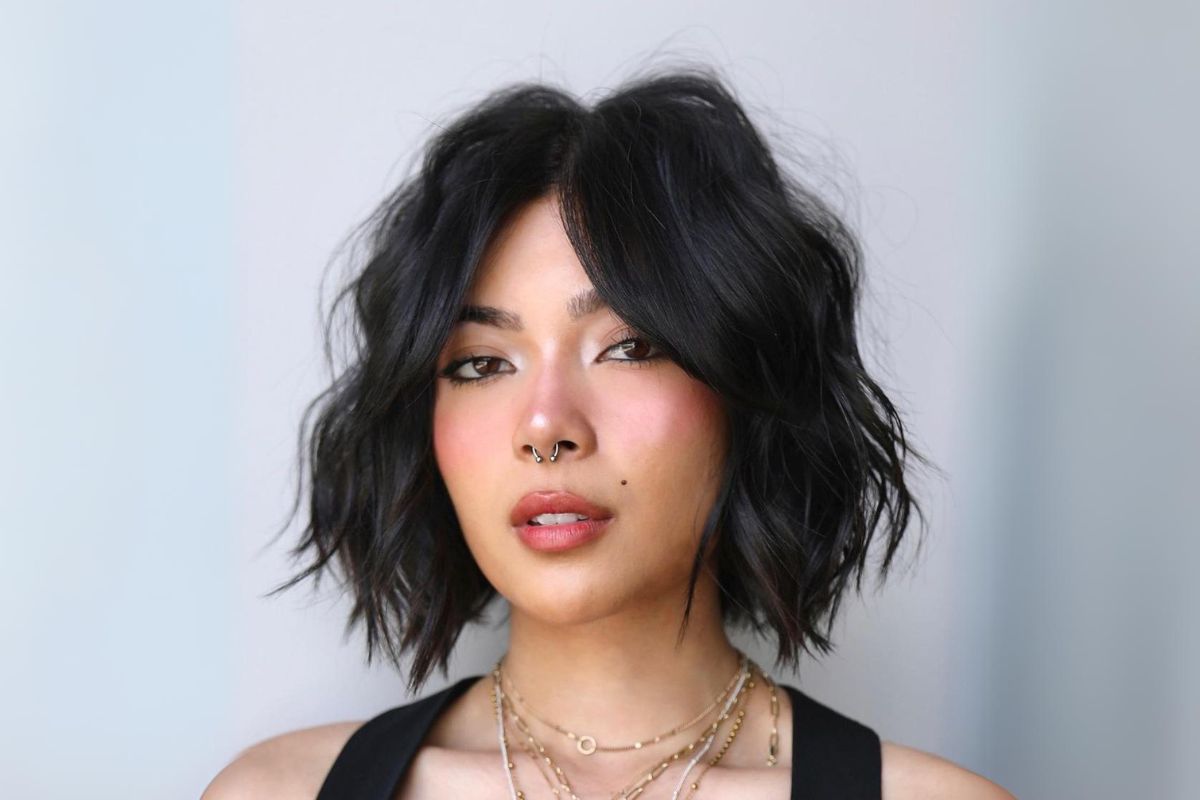 corte long bob feminino