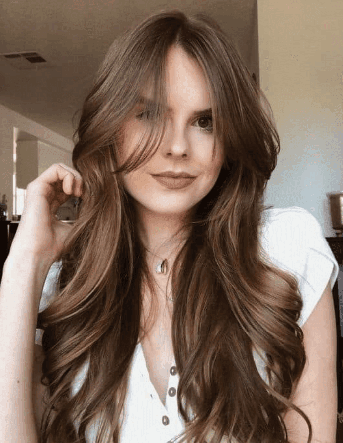 cortes que afinam o rosto cabelo longo