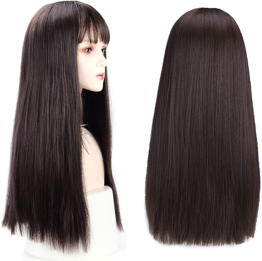 cabelo longo liso sem volume