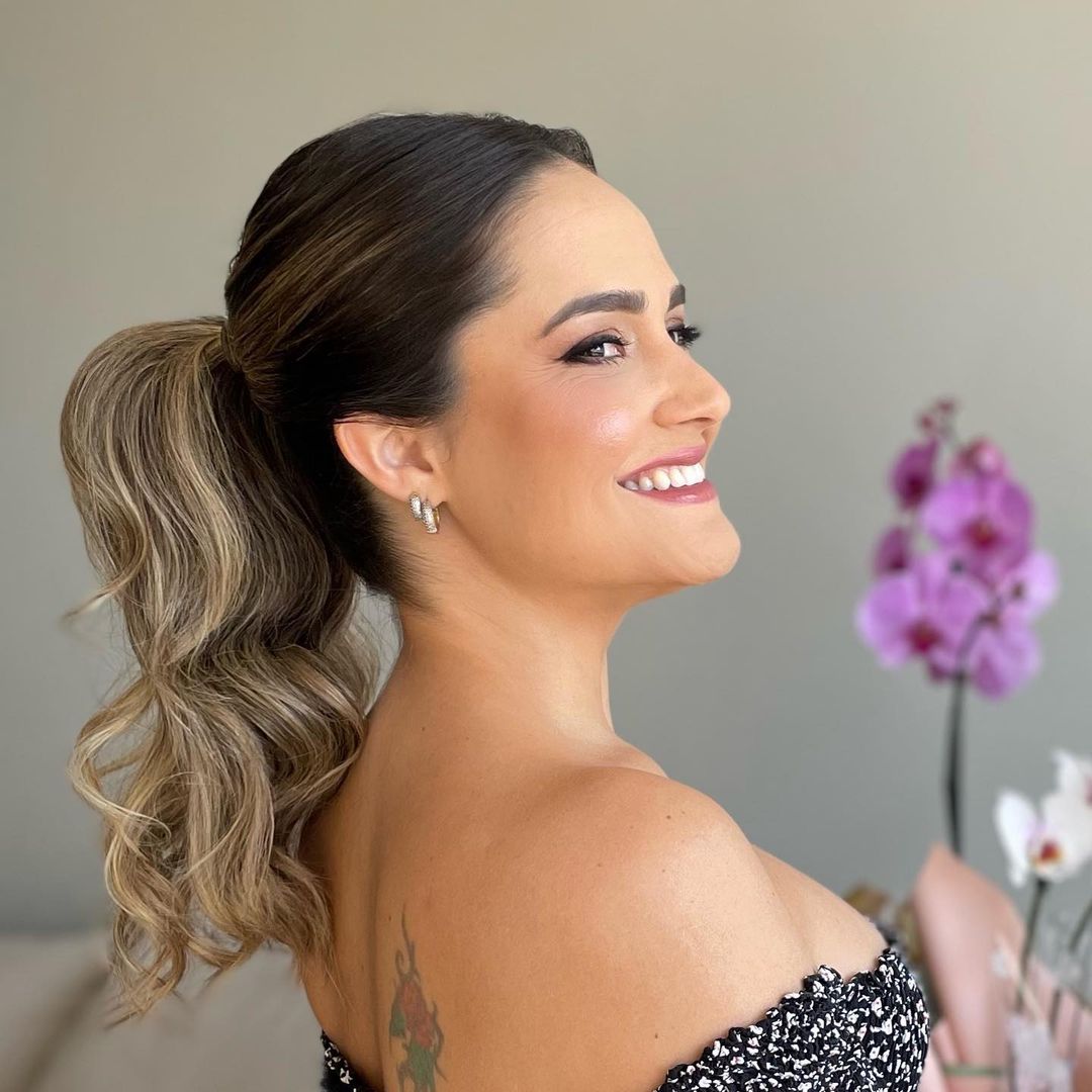 penteado madrinha casamento civil