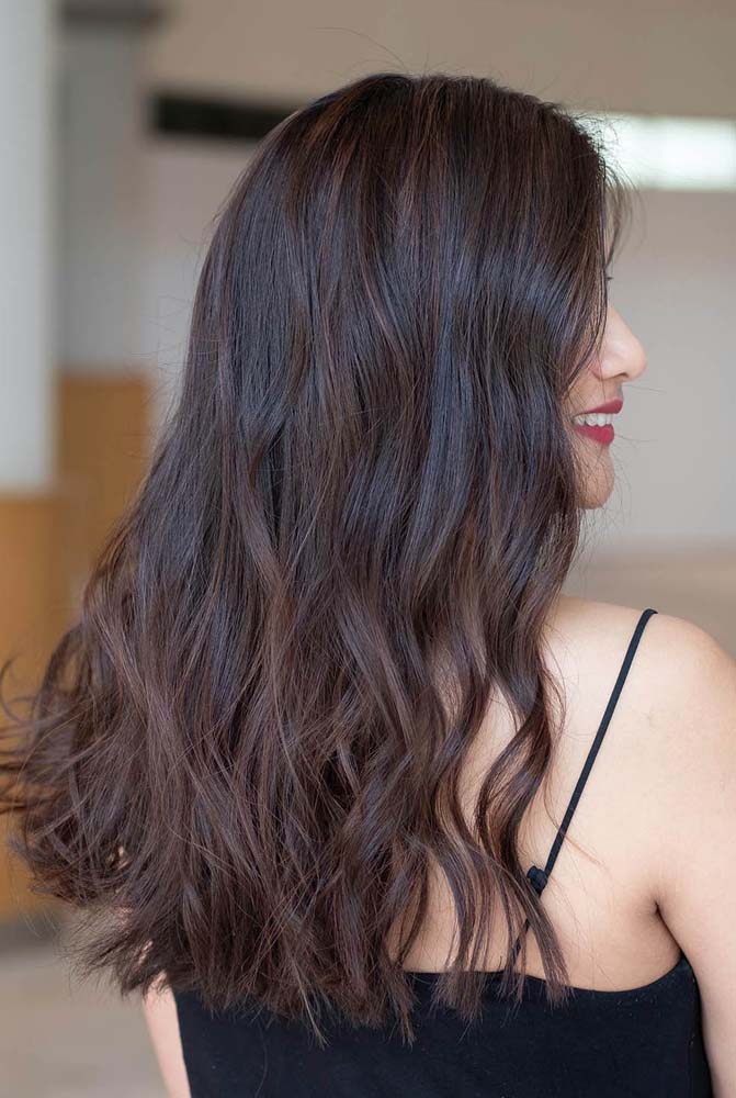 cabelo marrom chocolate