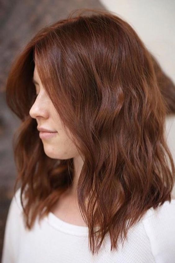 inspiração cabelo marrom chocolate para pele clara