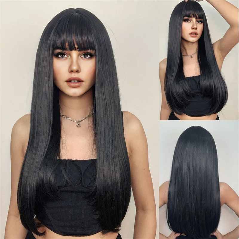 cabelo médio com franja para rosto quadrado