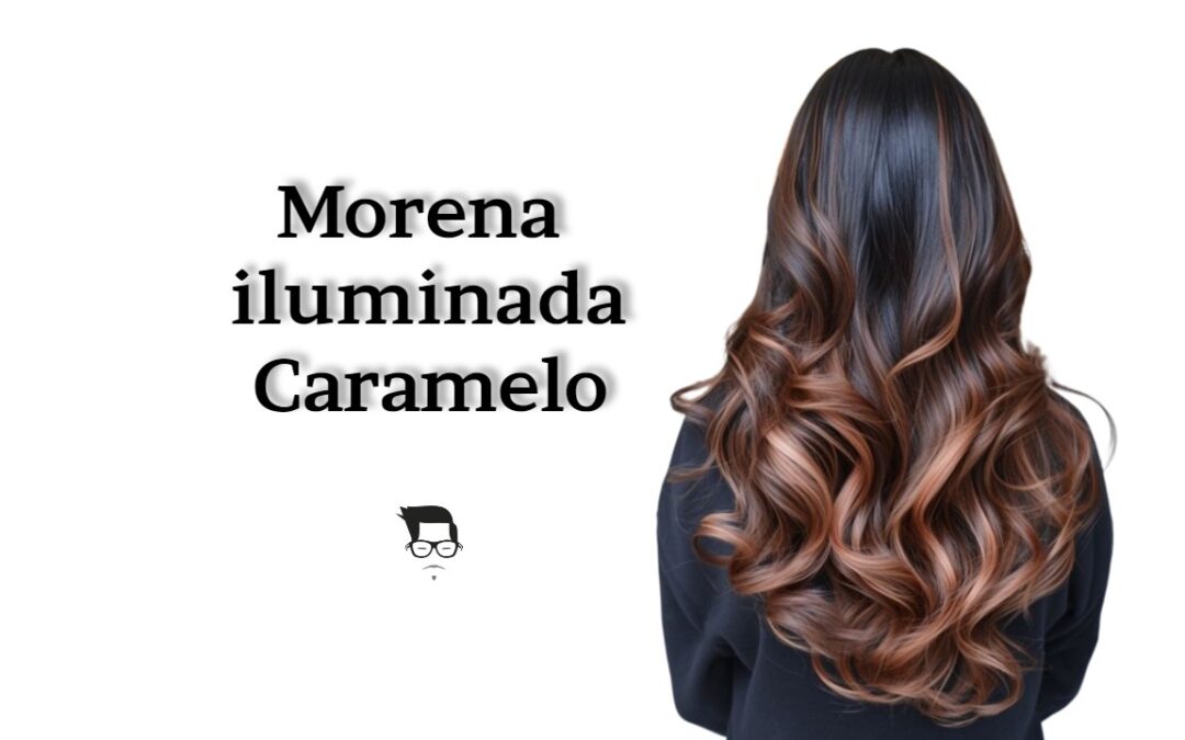 morena iluminada em camadas