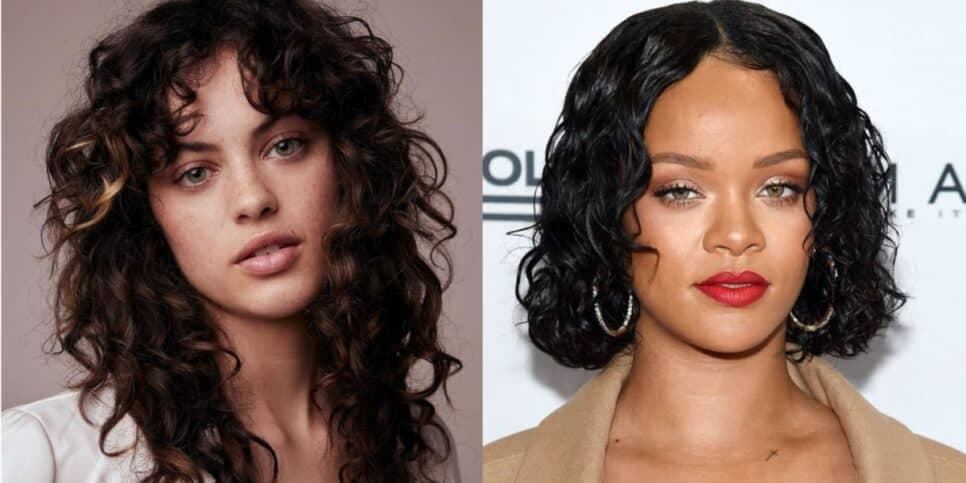 inspiração wolf cut cacheado médio