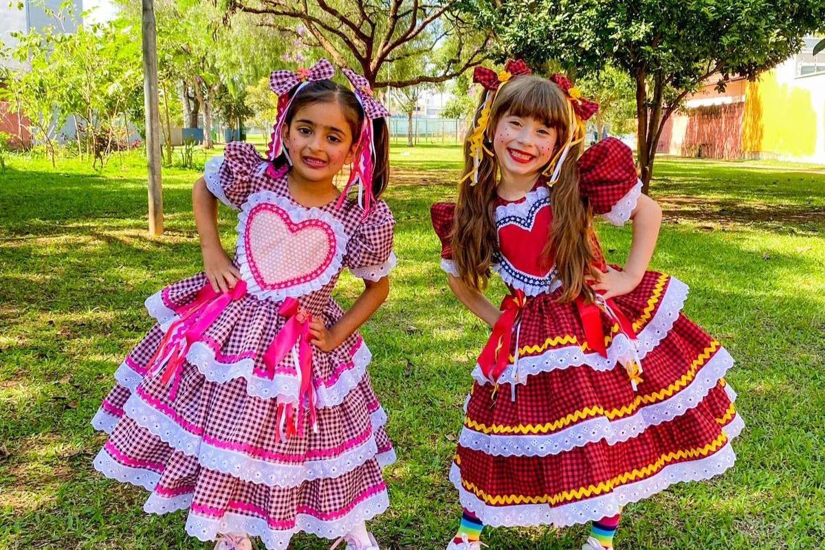 maquiagem festa junina menina com sardas