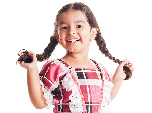 maquiagem de bandeirinha infantil