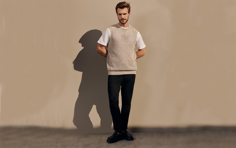 erros ao usar calça alfaiataria preta