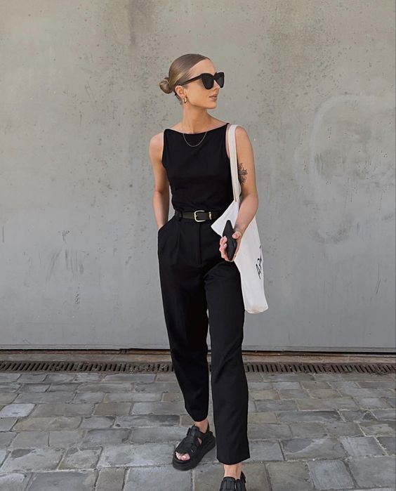 preço calça alfaiataria preta