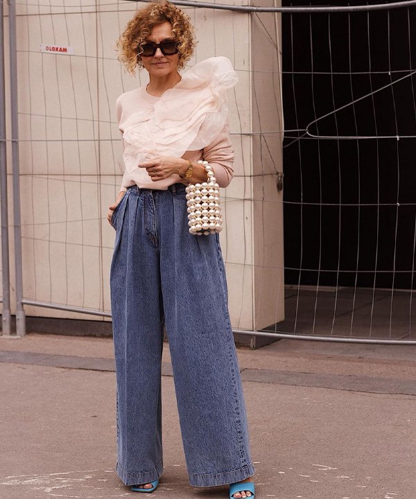 calça jeans pantalona como usar