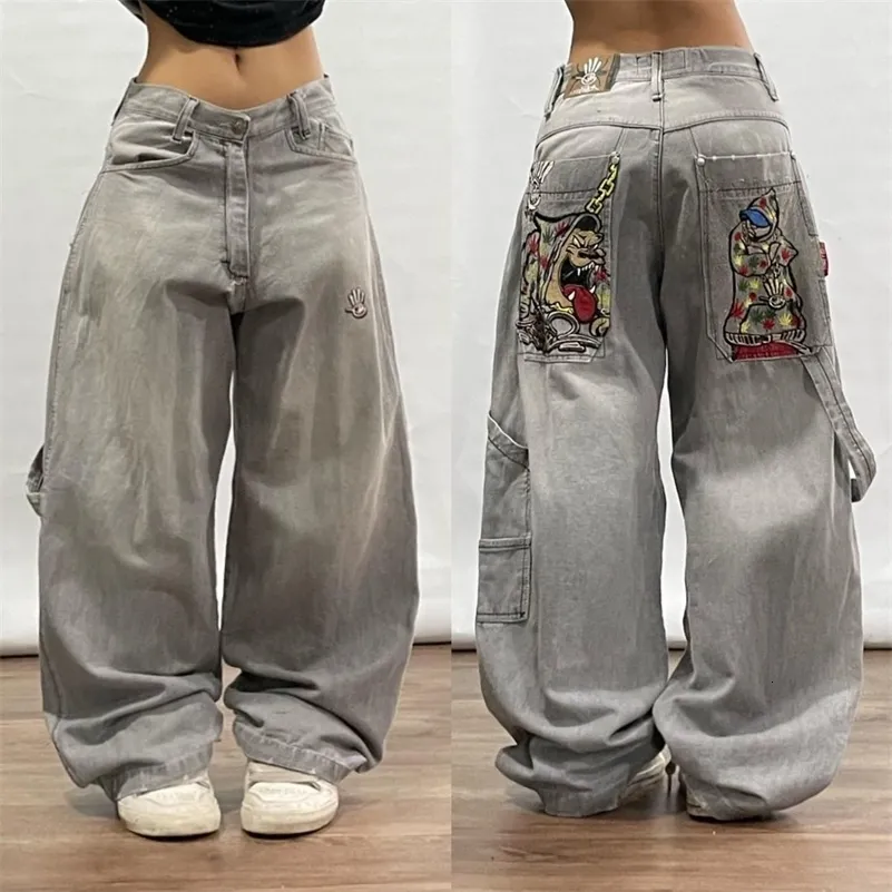Calça Y2K estilo gótico