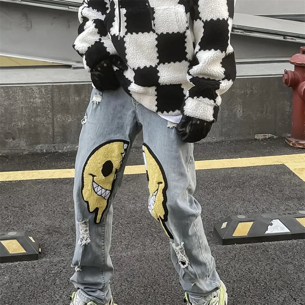 Calça Y2K baggy