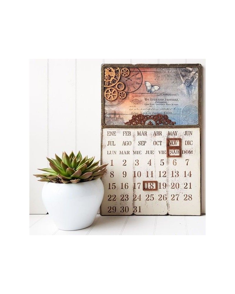 Como Fazer um Calendário Permanente de Mesa com Cubos de Madeira