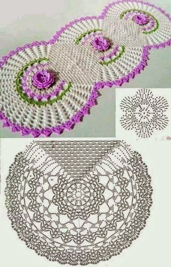 Crochê Filé vs. Flores em Relevo: Qual Escolher para Seu Caminho de Mesa?