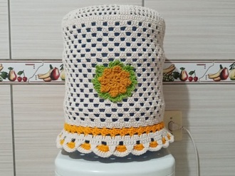 Capa de Galão de Água em Crochê: Proteção e Estilo para Seu Garrafão de 20 Litros