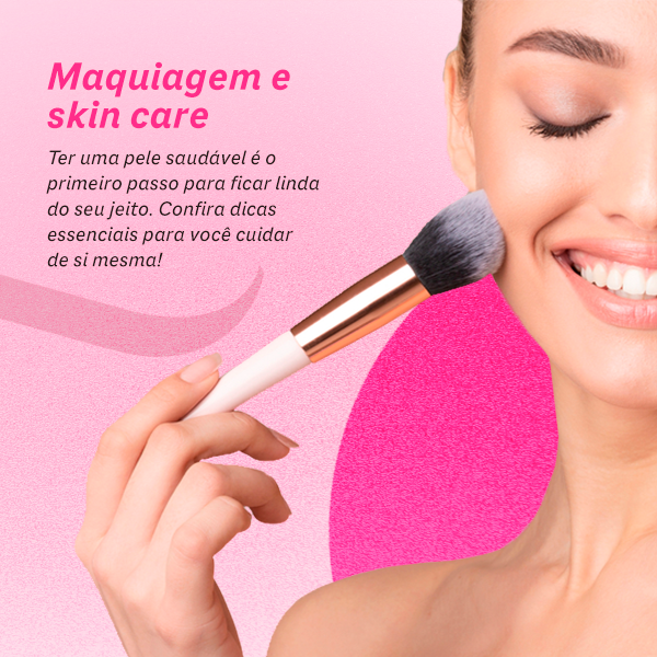 maquiagem com skincare vs maquiagem tradicional