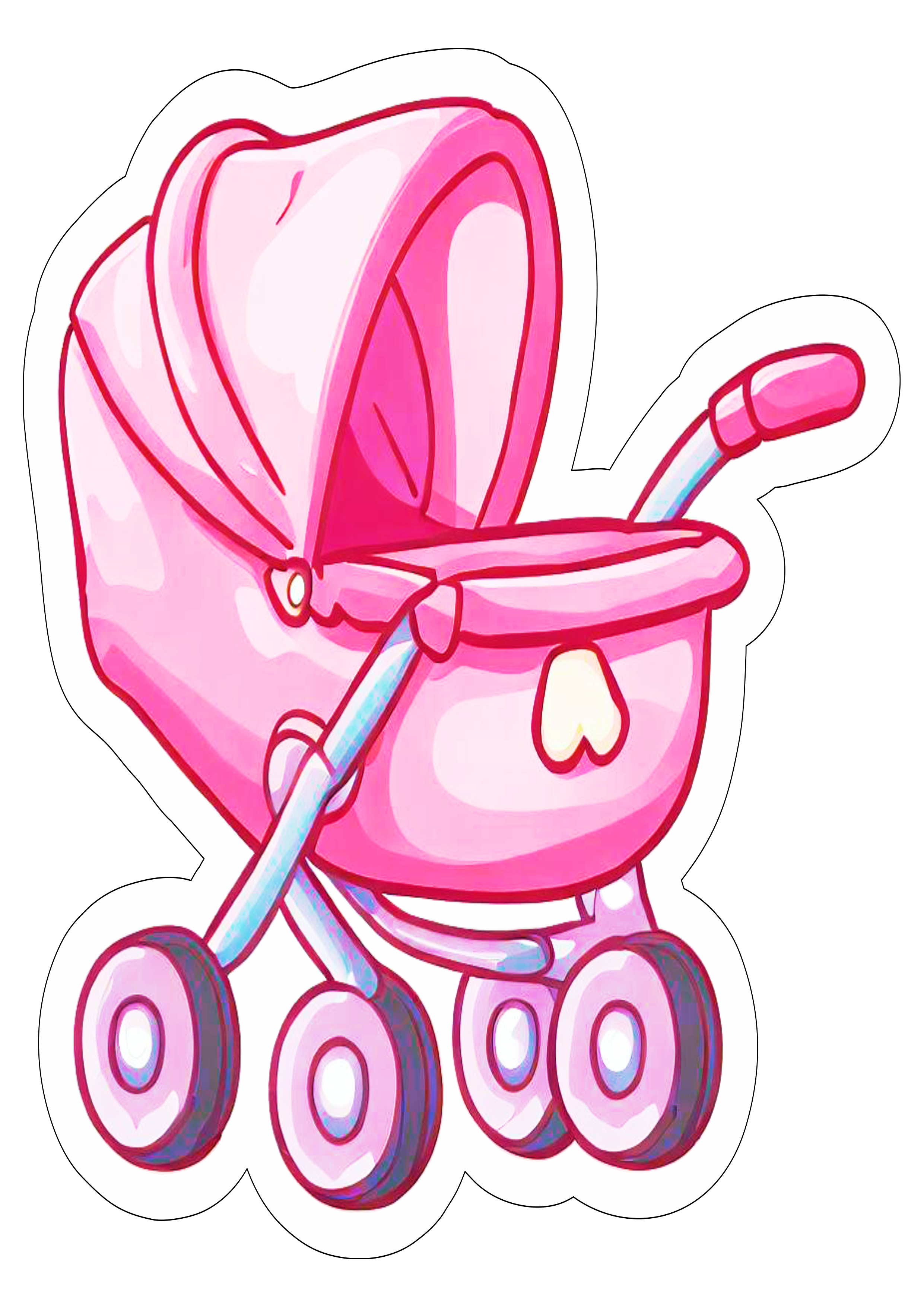 Baixe Grátis: Vetores e Desenhos de Carrinhos de Bebê para Seus Projetos