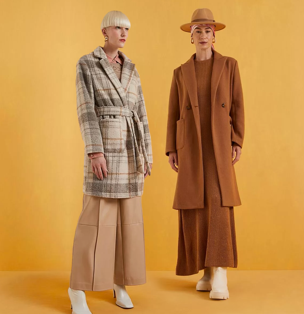 casaco feminino longo para frio intenso