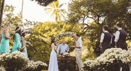 casamento civil ao ar livre