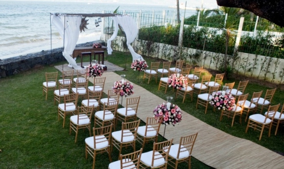 casamento no campo simples
