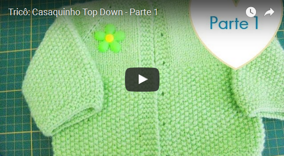 Os Melhores Tutoriais em Vídeo para Casaquinho de Crochê de Bebê