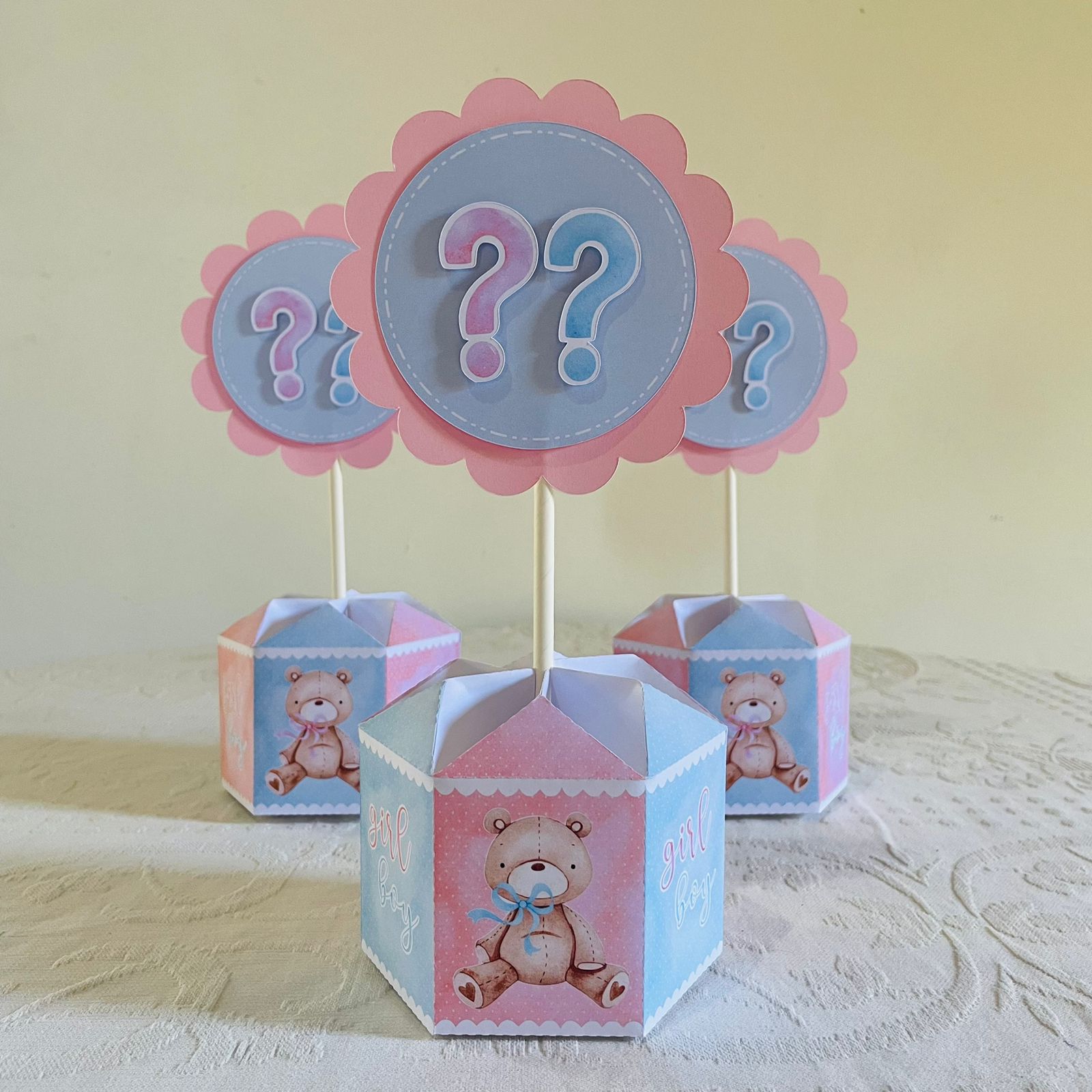 DIY: 5 Centros de Mesa para Chá de Bebê que Você Pode Fazer em Casa