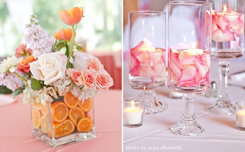centro de mesa para casamento diy