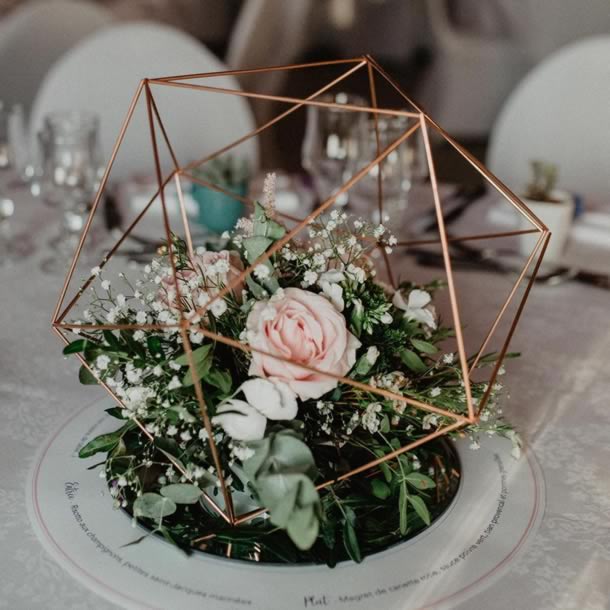 centro de mesa para casamento diy