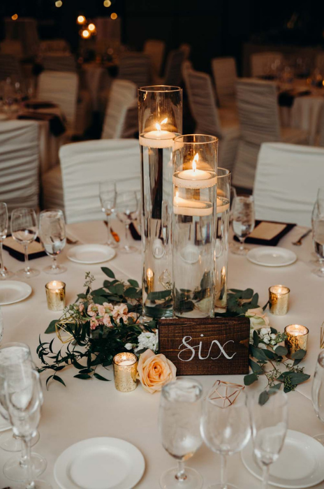 centro de mesa para casamento diy