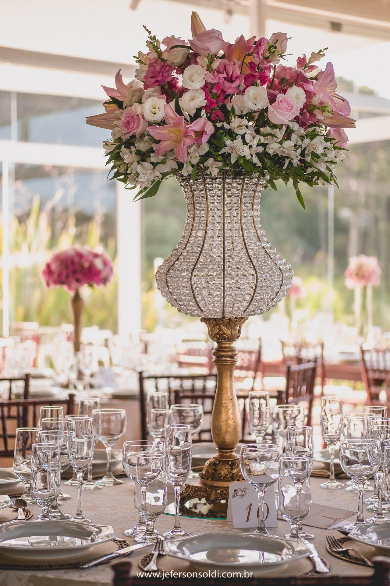 centro de mesa para casamento faça você mesma