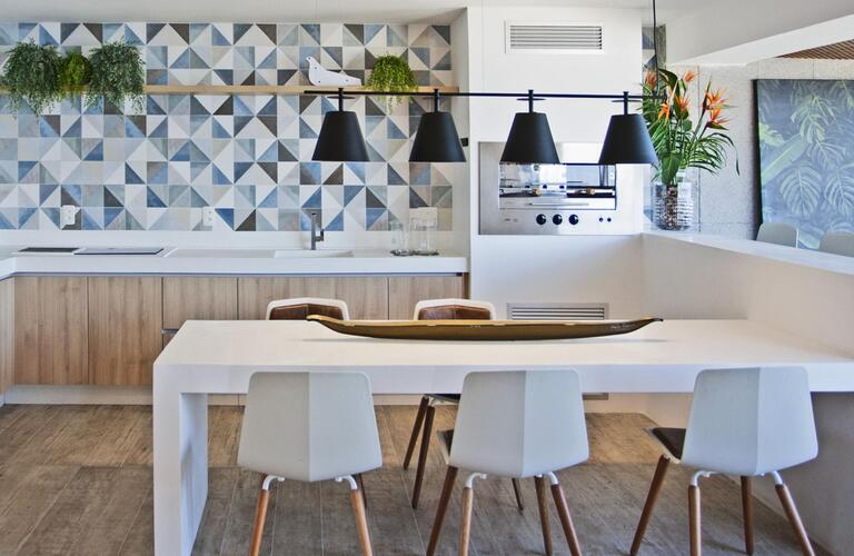 ideias de decoração com cerâmica para parede