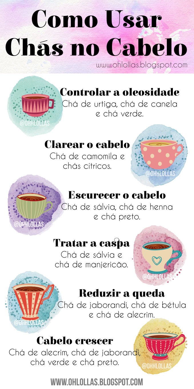 como usar chá de alecrim no cabelo