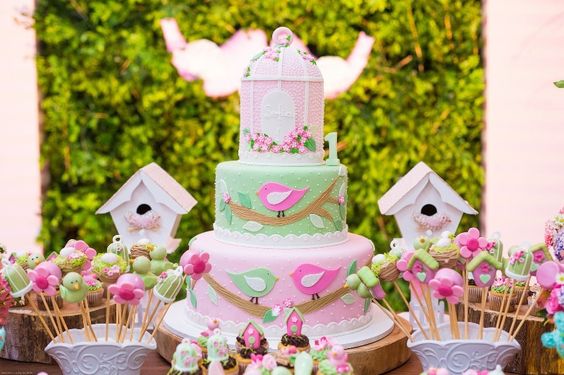 cha de bebe passarinho