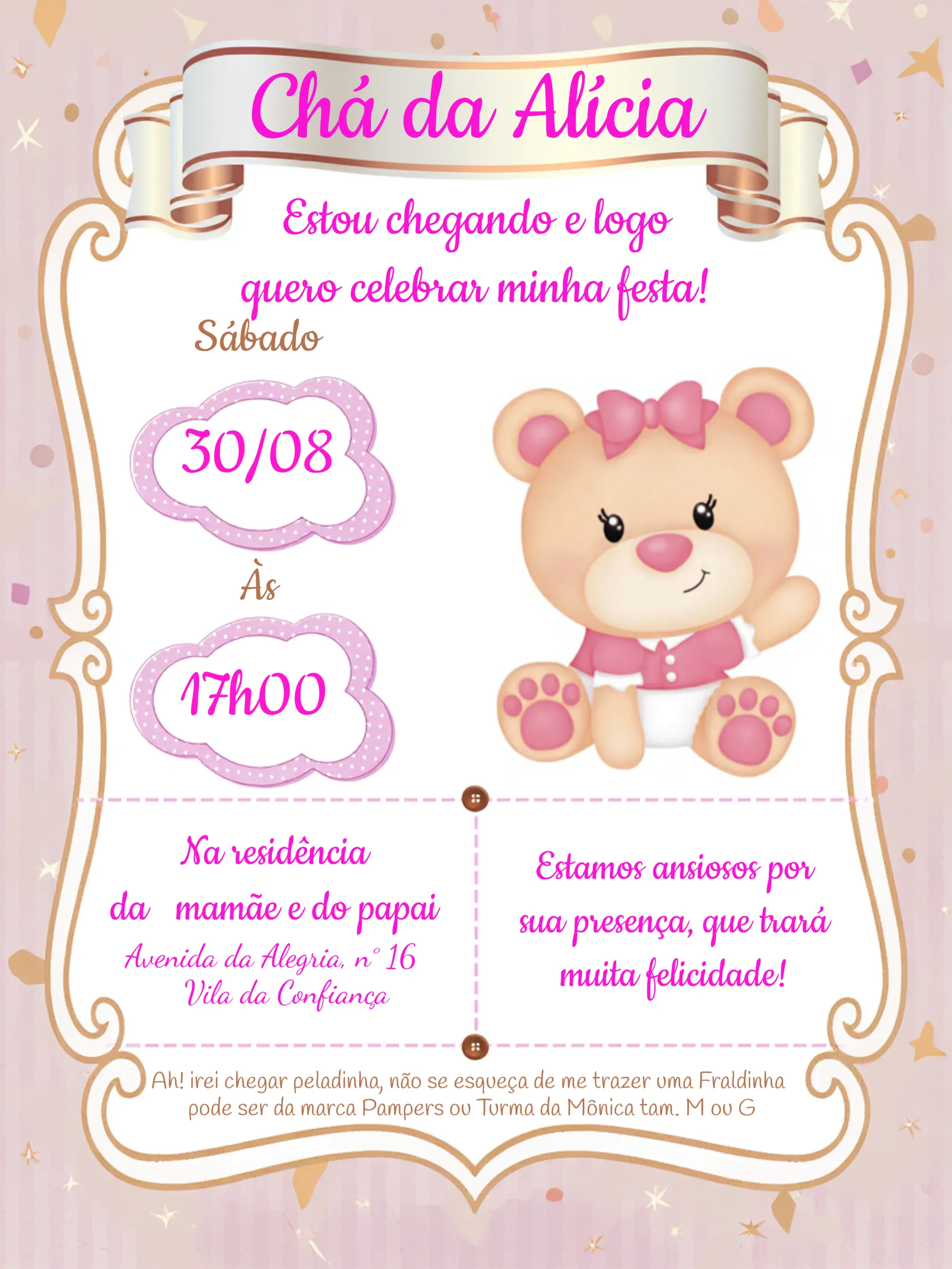 10 Brincadeiras Divertidas para Chá de Bebê Ursinha