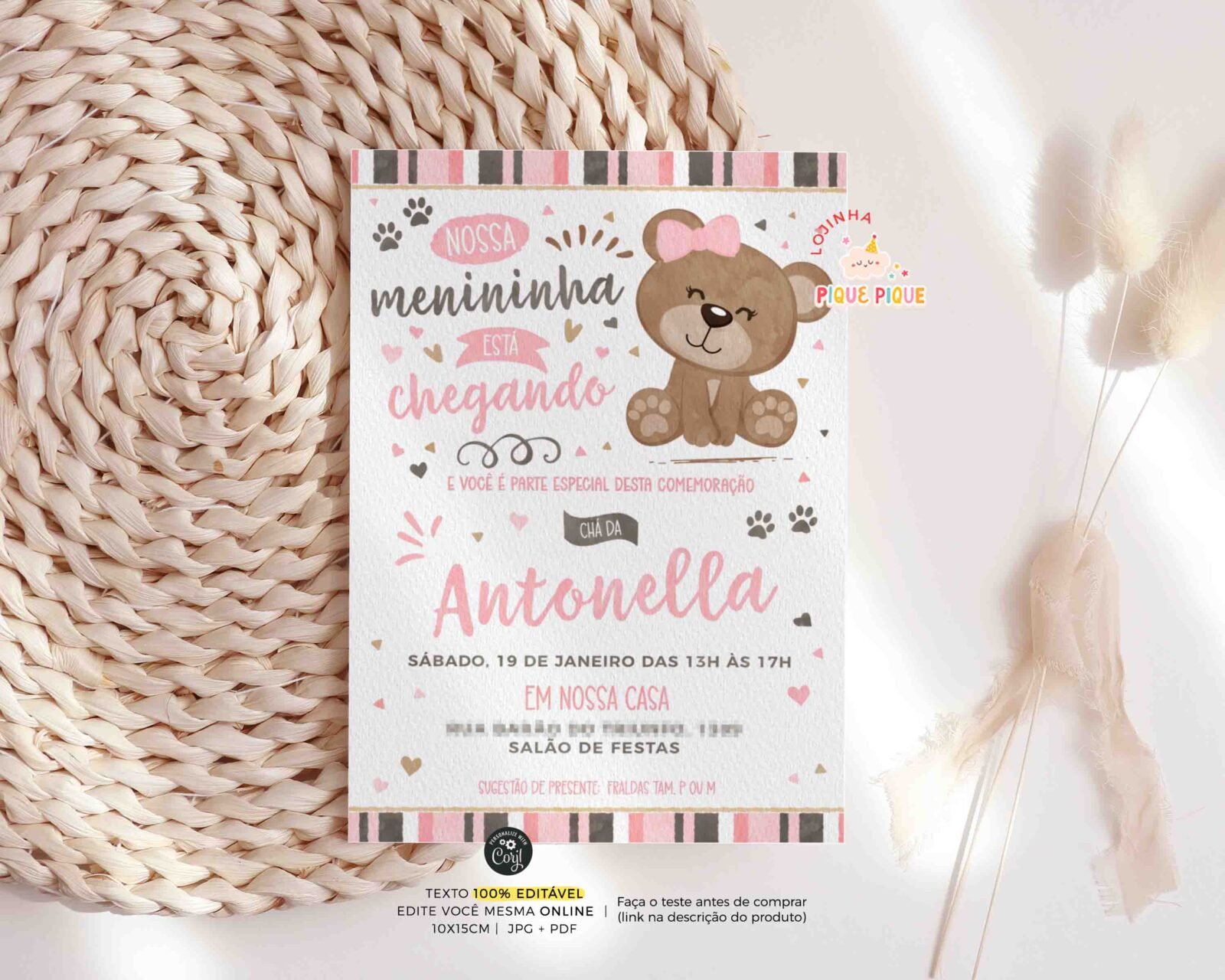 Guia Completo de Bolo de Fraldas: Ursinha Edition