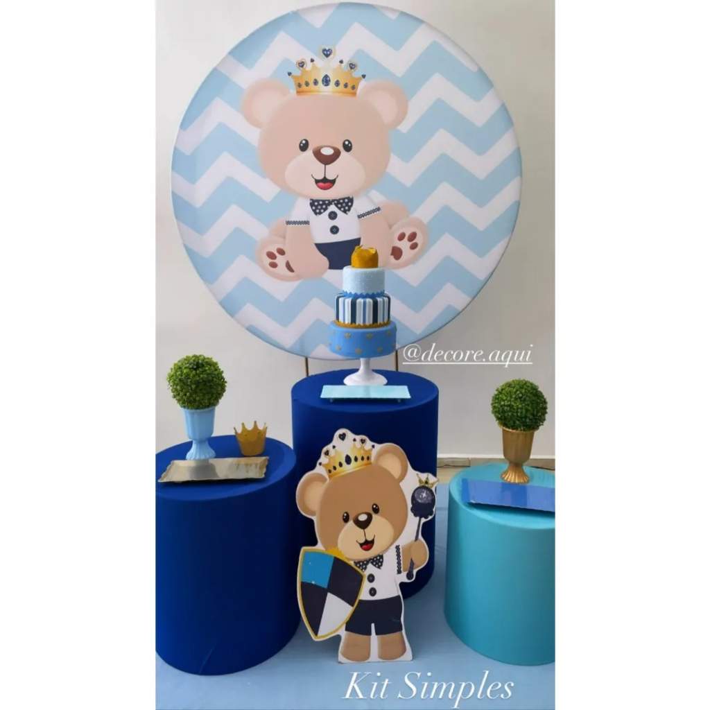 Jogos e Fraldas
5. Ursinho Príncipe: A Escolha Perfeita para um Chá de Bebê Encantador e Sofisticado