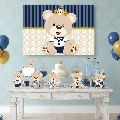 cha de bebe ursinho principe