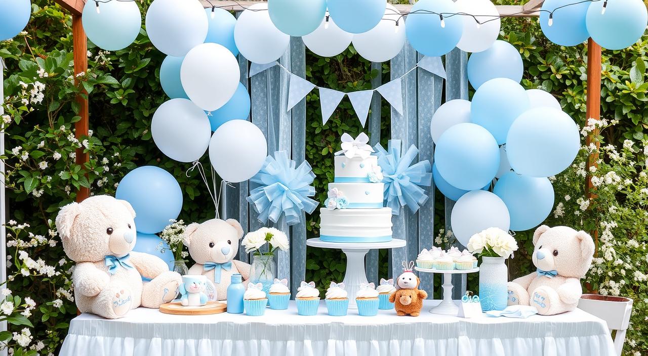 cha de bebe ursinho principe