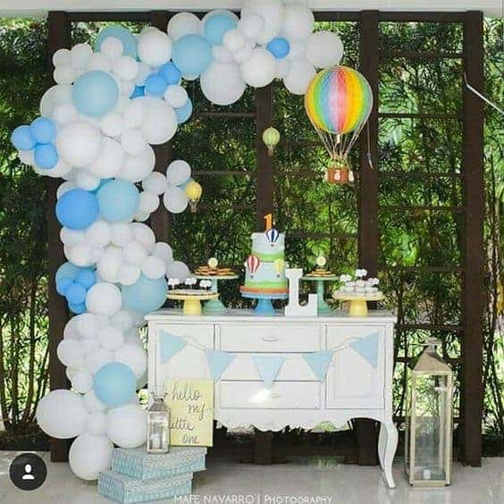 ideias criativas cha de fralda menino