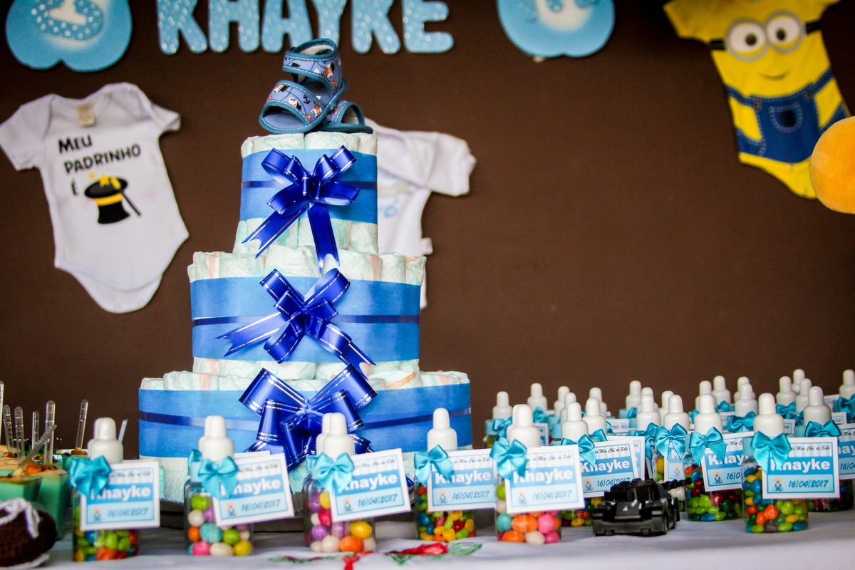 decoração chá de fraldas vs chá de bebê qual a diferença