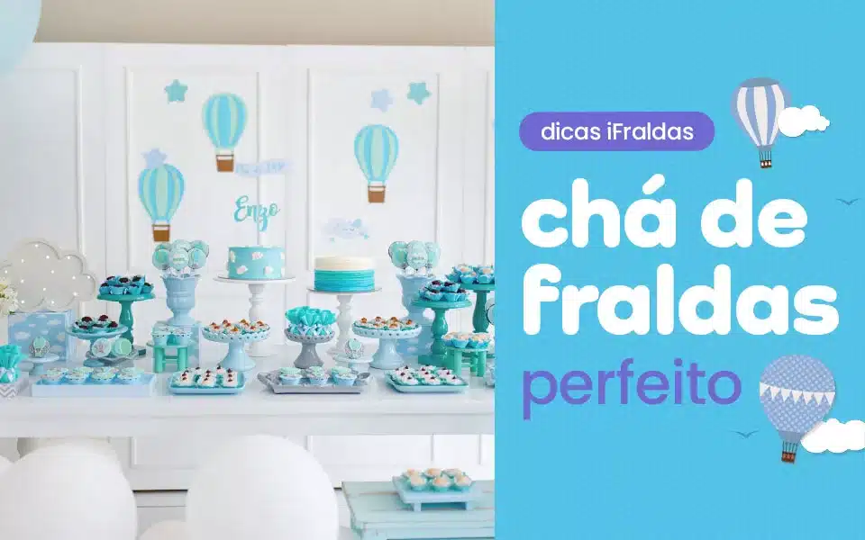 decoração chá de fraldas vs chá de bebê qual a diferença