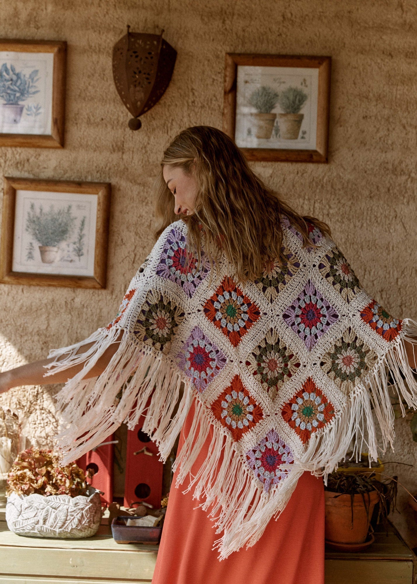 Passo a Passo: Xale de Crochê com Granny Squares Modernos