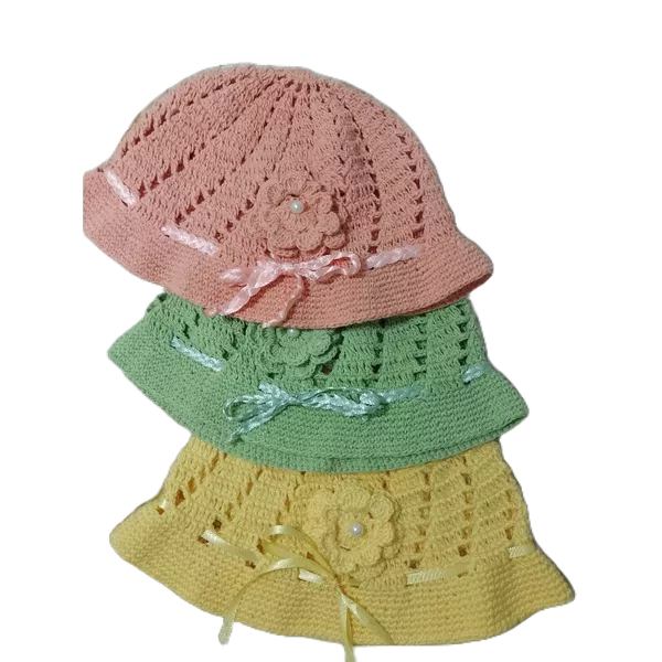 chapeu de croche infantil