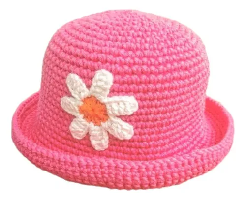 chapeu de croche infantil