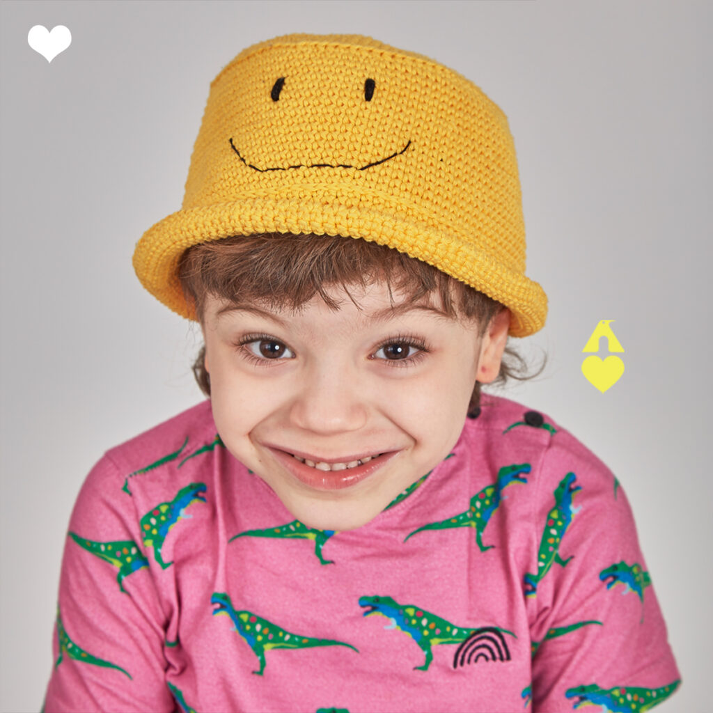 chapeu de croche infantil