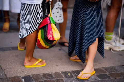 chinelo na moda