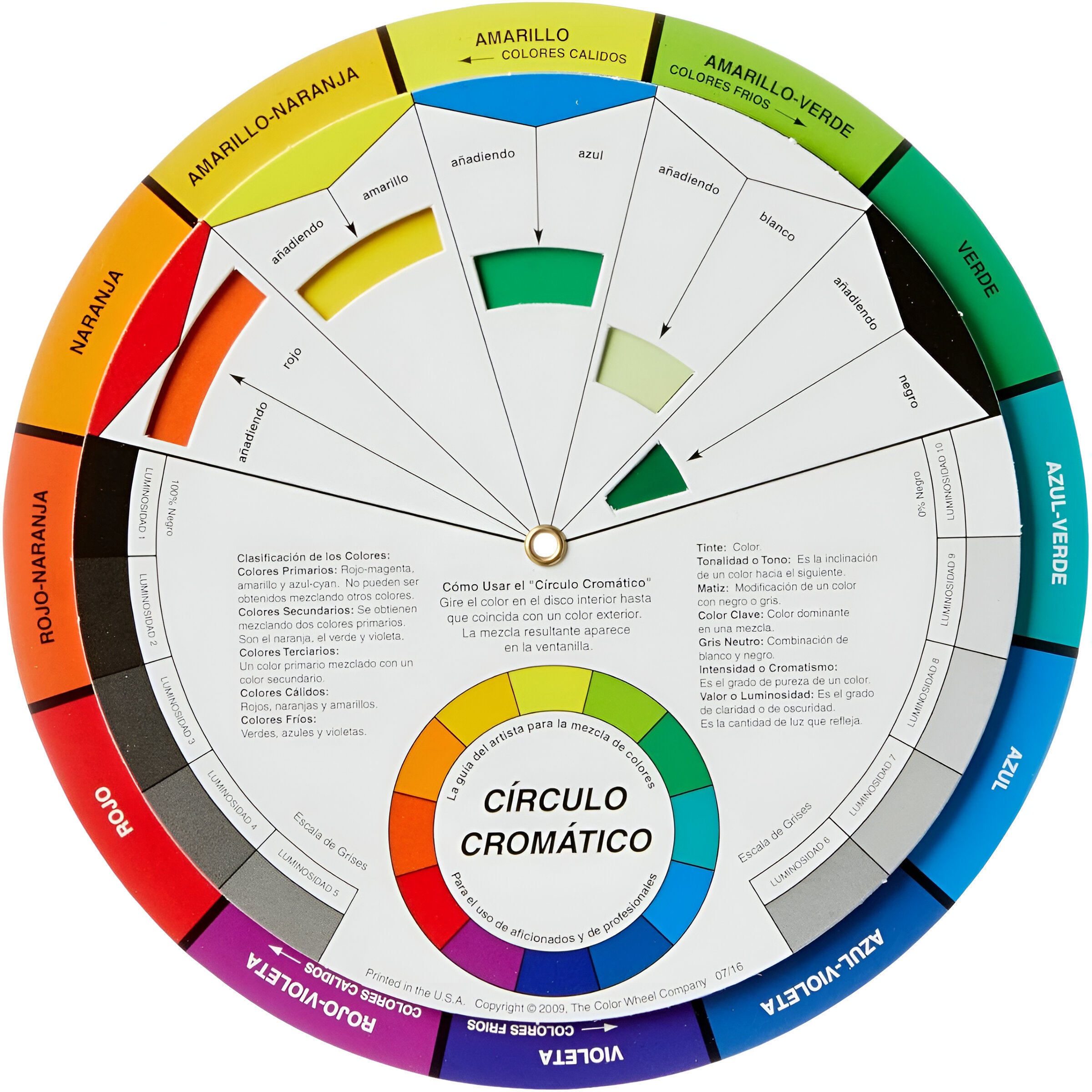 teoria das cores círculo cromático