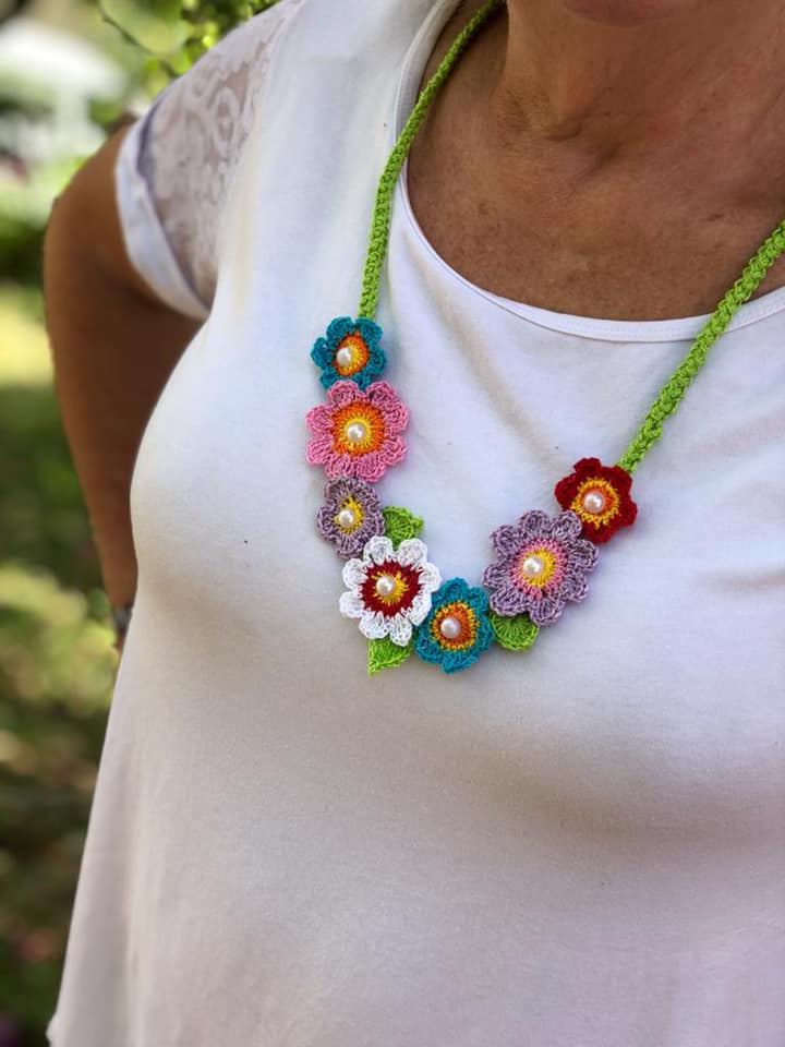 colar de croche