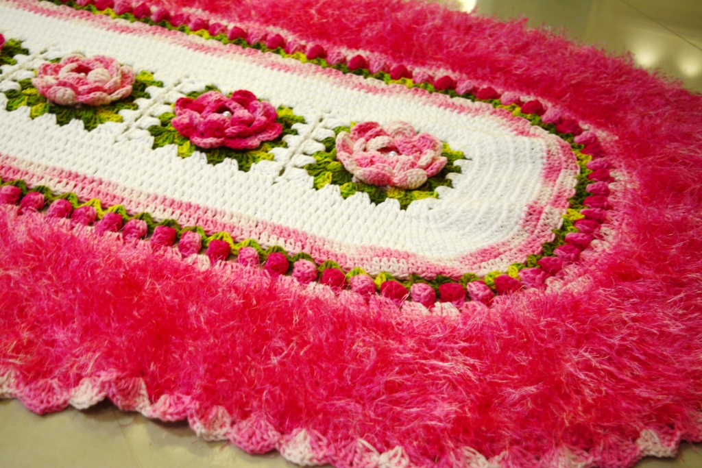 colcha croche barbante barroco